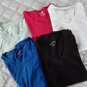 Set of 5 Small Shirts Duluth and Eddie Bauer